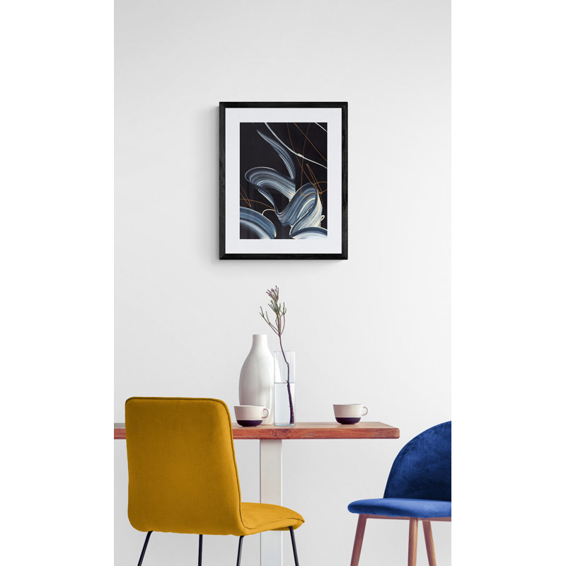 Tentations I Print by Novi Lim, Black Framed Canvas, 32" H x 24" W