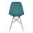 Paris Colored Dining Chair With Natural Wood Legs-2131601945