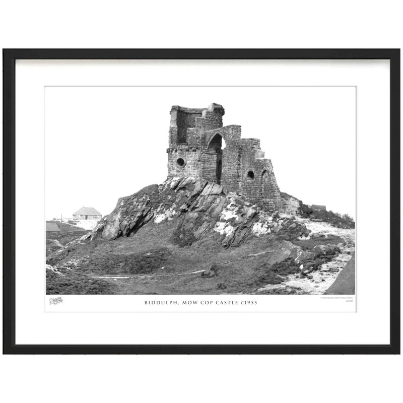 Biddulph, Mow Cop Castle C1955 1 Piece Single Picture Frame Wall Art, 28cm H x 36cm W x 2.3cm D