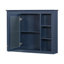 Meuble-lavabo 36 po avec armoire à pharmacie, armoire de rangement moderne avec 2 portes à fermeture douce et 4 tiroirs, meuble-lavabo simple-121294582