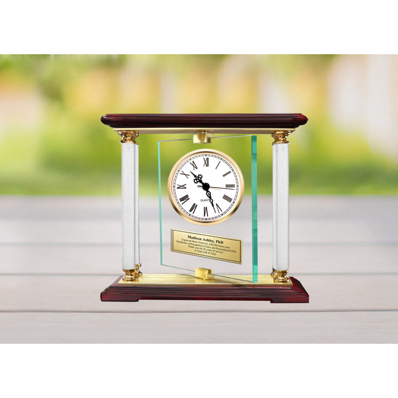 Horloge Engrave, Doré