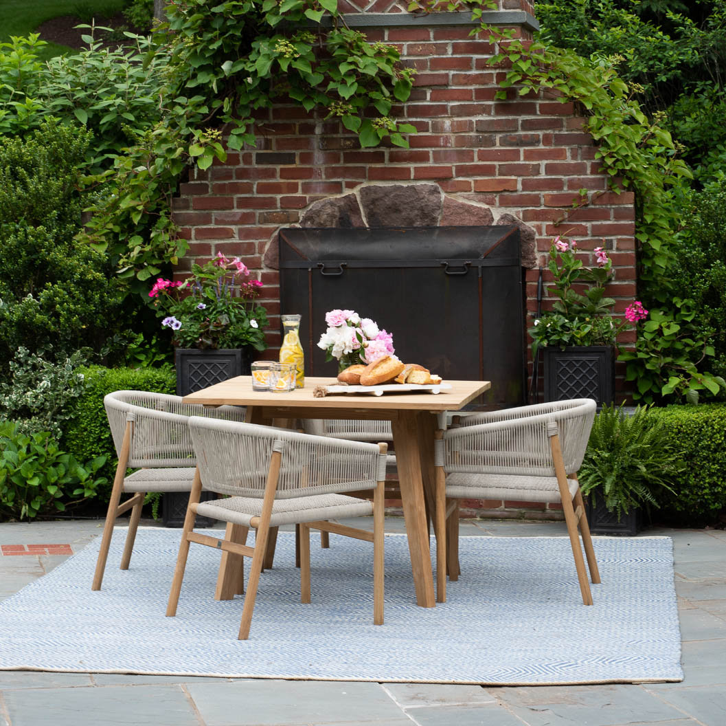 Knightly 40'' Teak Outdoor Dining Table