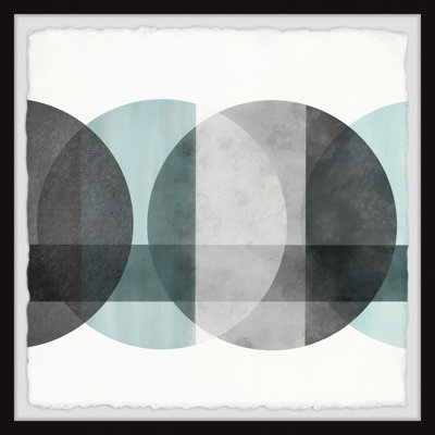 Overlapping Moons - Single Picture Frame Painting