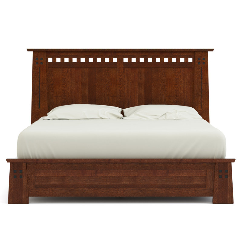 Highlands Solid Wood Low Profile Standard Bed, King, Onondaga