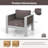 Helgo Metal Outdoor Lounge Chair