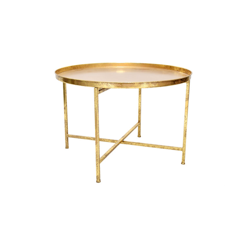 Gold Foldable Coffee Table