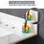 Dessus de meuble-lavabo blanc fritté 31 po - avec évier central rectangulaire et dosseret de 4 po de hauteur pour trous de robinet pré-percés