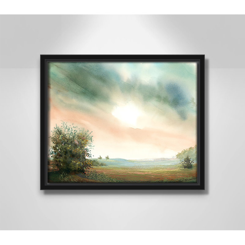 «Edge Print» par Dena Ann Adams, Noir, H 9,5 po x l 11,5 po