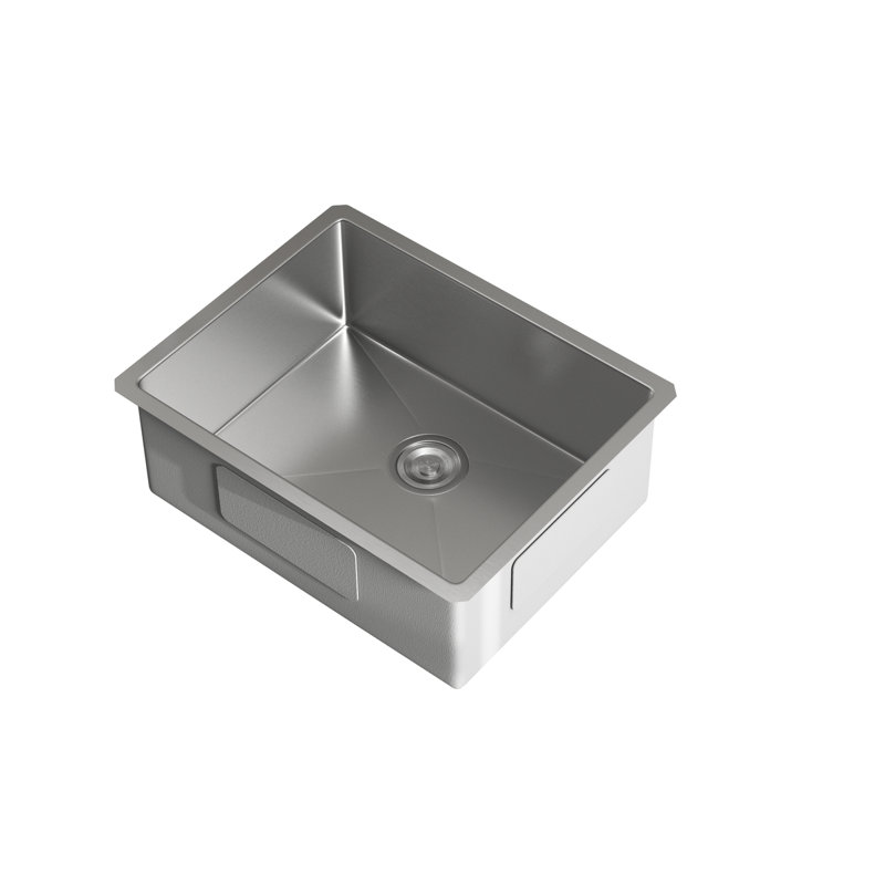 Chester 23'' L Single Bowl Stainless Steel Kitchen Sink