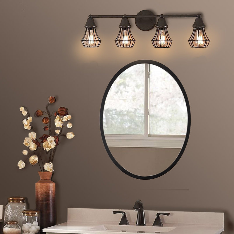 Miroir biseauté Javion, Noir mat, H 25,12 po x l 37,12 po