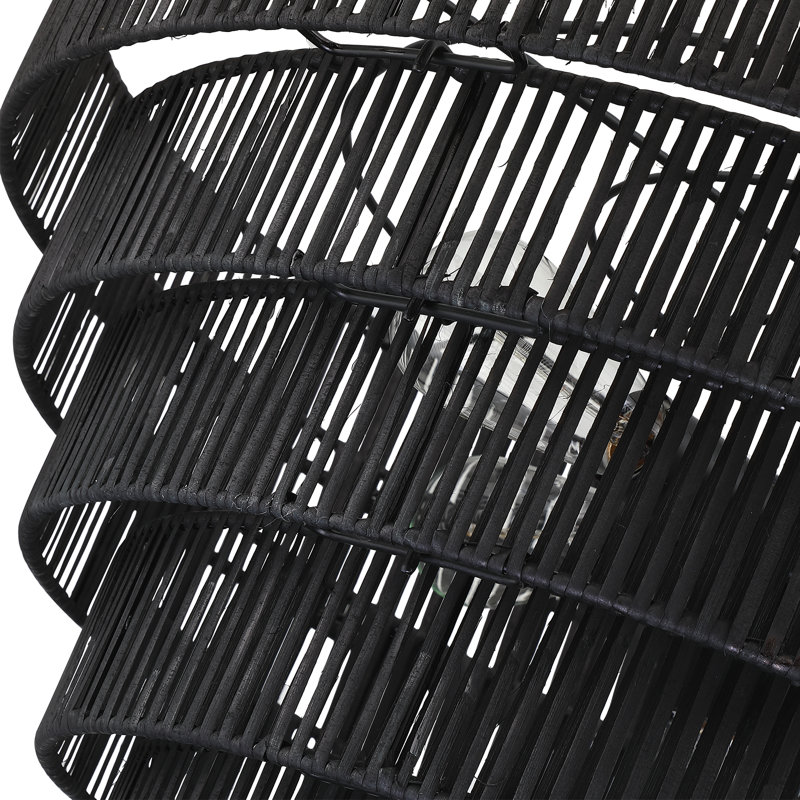 Idylwood 5 - Light Dimmable Tiered Chandelier, Black