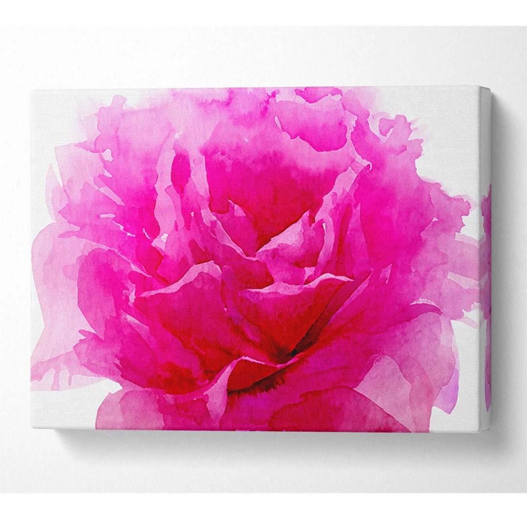 Pink Carnation Ruffles - Kunstdrucke auf Leinwand