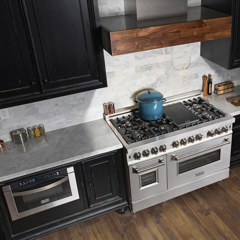 ZLINE 36" Legacy Dual Fuel Range, Satin Stainless Steel