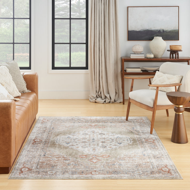 Tapis multicolore sauge perse Millyr
