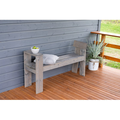 Dacono Solid Wood Outdoor Bench
