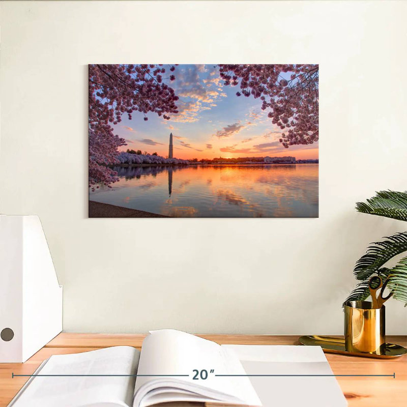 Washington spring sunrise Sireci, H 8 po x l 12 po