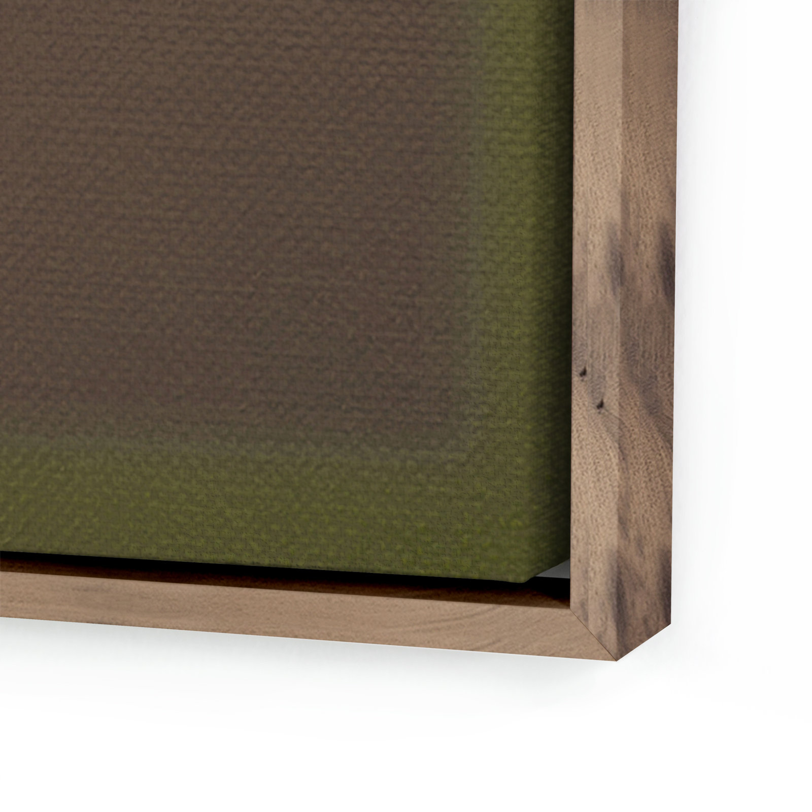 Composition Deep by Charles Stuart, 24" H x 18" W x 2" D, Dark Brown, Green