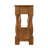 63" Wood Console Table with 3 Drawers and Bottom Shelf, Brown Extra-Thick Sofa Table for Entryway Hallway-247285299