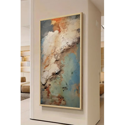 Superbe peinture décorative en panneau de fibres à densité moyenne, 27,6 po x 13 po | Cadre 100% bois massif (épaisseur: 0,8 pouce) | Impression numérique vibrante, parfaite pour la décoration intérieure, le salon et le bureau | Ajout d'art mural élégant