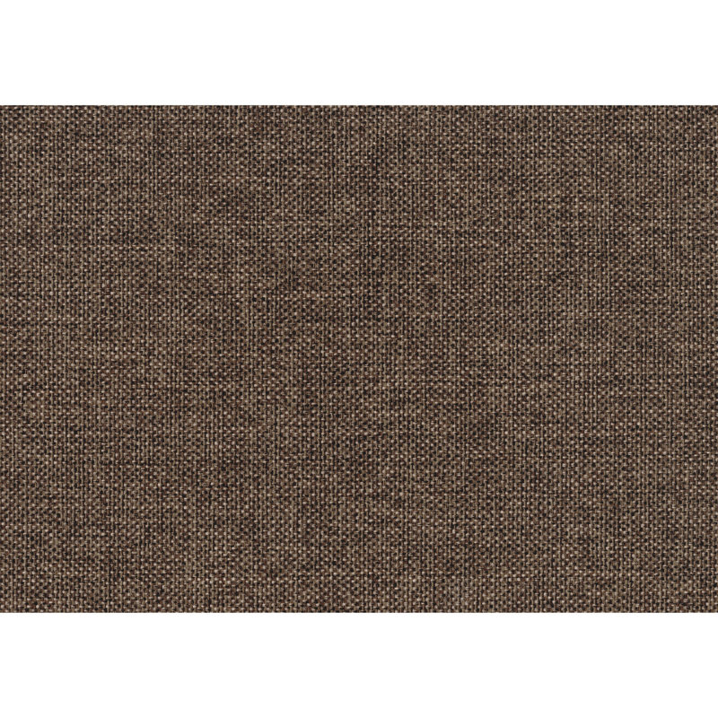De 2 chaises à hauteur de comptoir brun foncé, style transitionnel avec sièges rembourrés en brun, pivotant en tissu