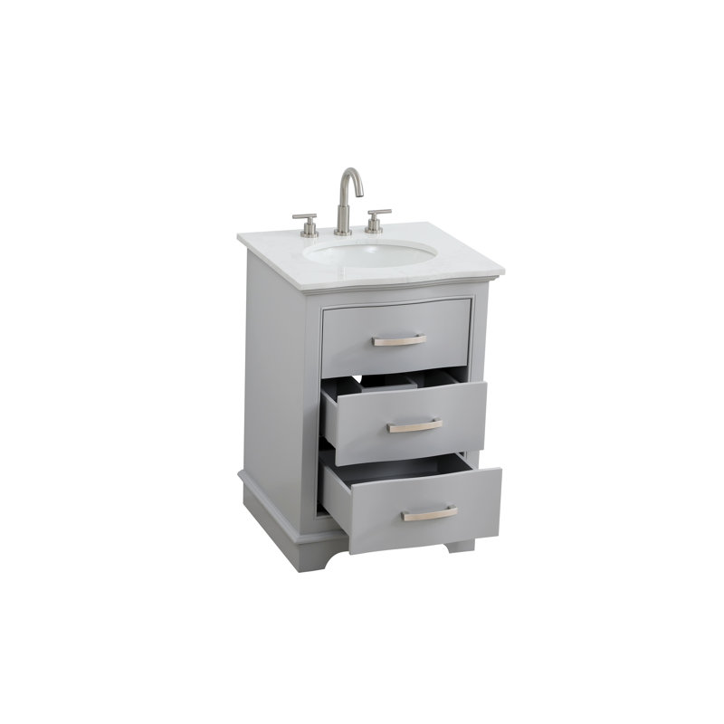 Knox 24 inch Single Bathroom Vanity, Gray