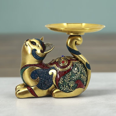 Figurine de chat l 7 po