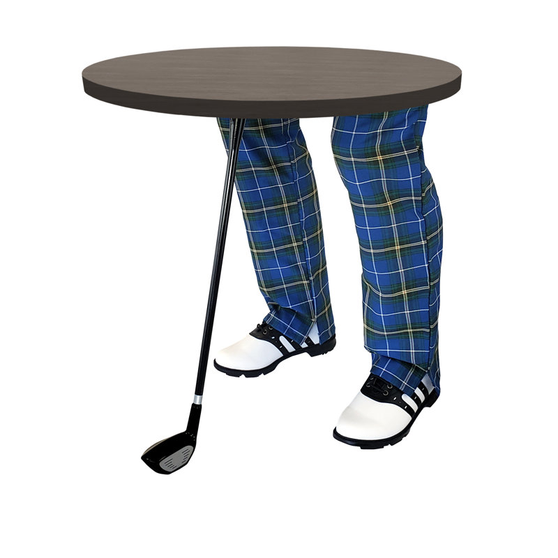 Table de bout abstraite, Argent