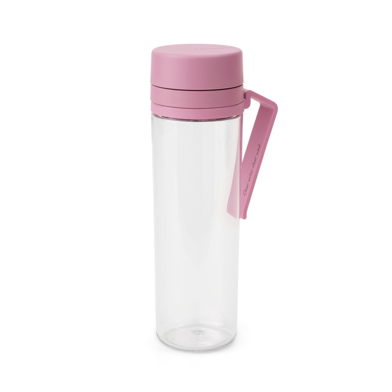 Bouteille d'eau Make & Take avec filtre à fruits de 16,9 oz liq. (500 ml) de Brabantia, Rose lilas
