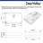 DeerValley Ally 19'' x 12'' Drop-In Bathroom Sink Semi-Recessed Vessel Sink Rectangular Above Counter Basin-101503668