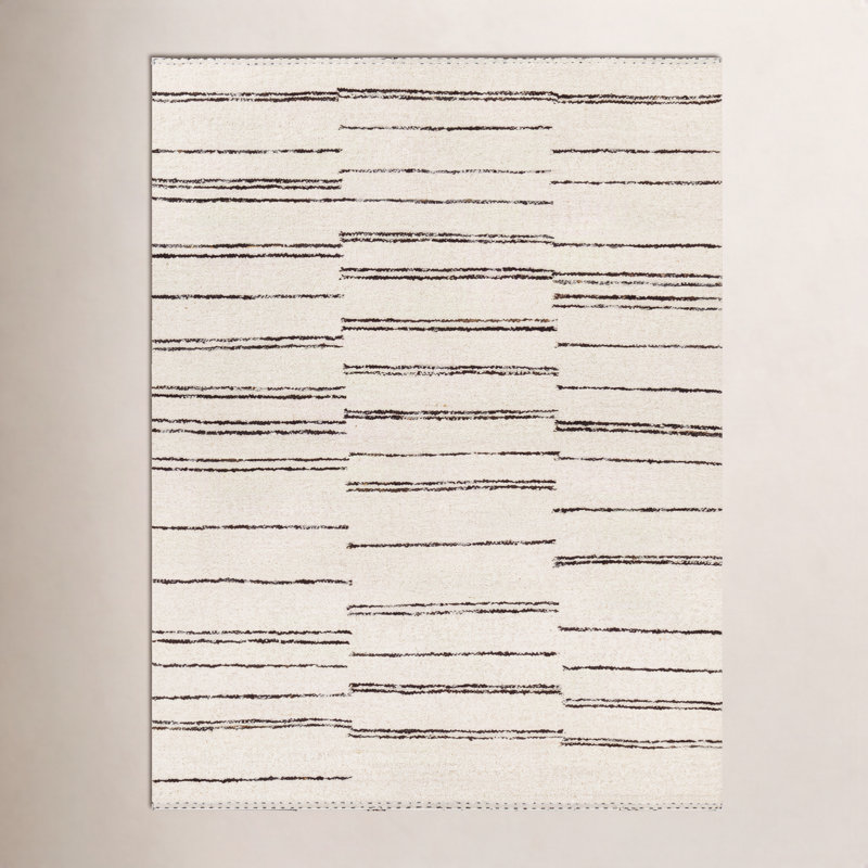 Machu Picchu Striped Area Rug, Rectangle 6' x 9'