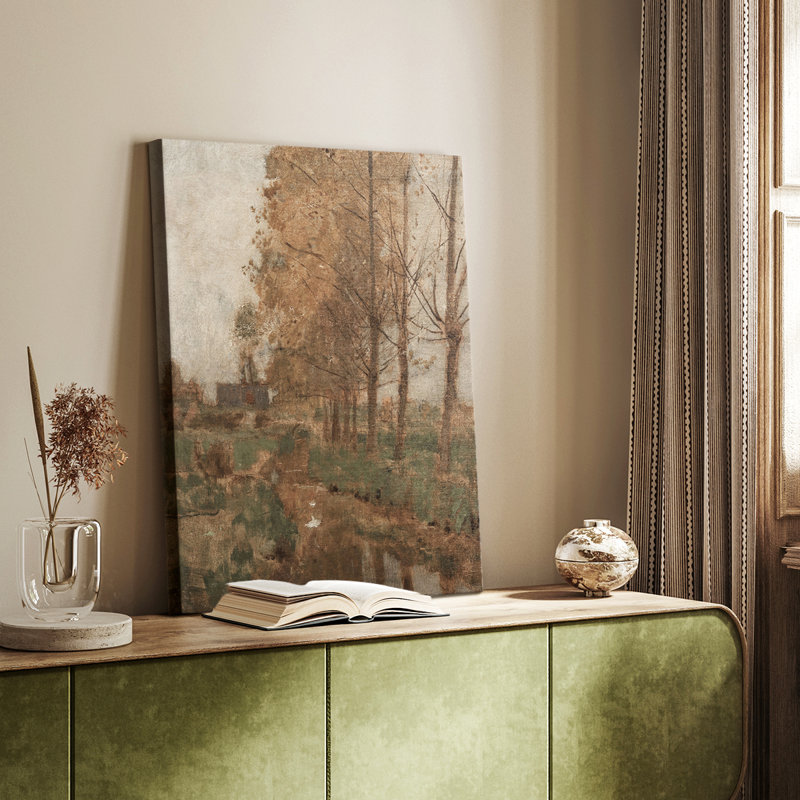 Paysage rétro CLxxi - galerie Cavas sur mesure