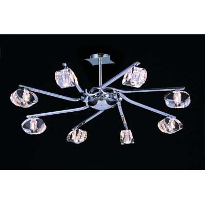 Barham Glass Semi Flush Mount