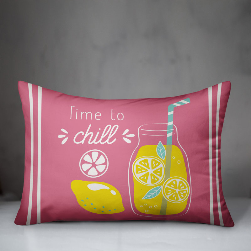  Time to Chill Lemonade Rectangular Pillow Cover & Insert