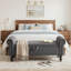 Banc de rangement rembourré de 55 po en velours côtelé pour l'extrémité du lit, banc avec rangement pour grand lit-1270647982-1270843328