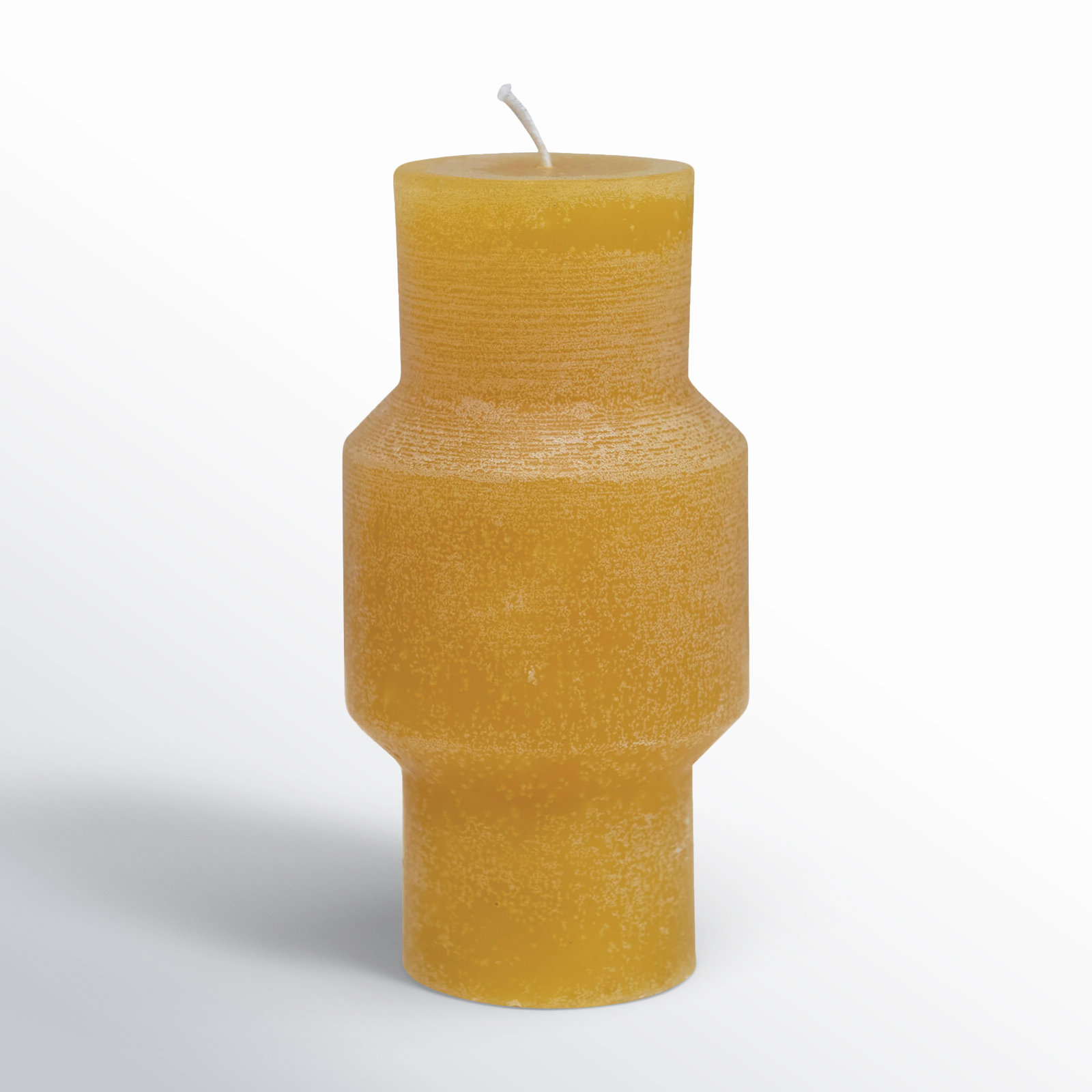 Arlene Unscented Pillar Candle, Honey