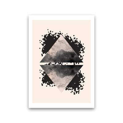 Nude And Black Watercolour 1 by Pixy Paper - Print