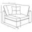 Canapé modulaire rembourré 4 pièces Artzt-361533987