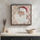«Santa» par Mackenzie Kissell, reproduction d'art