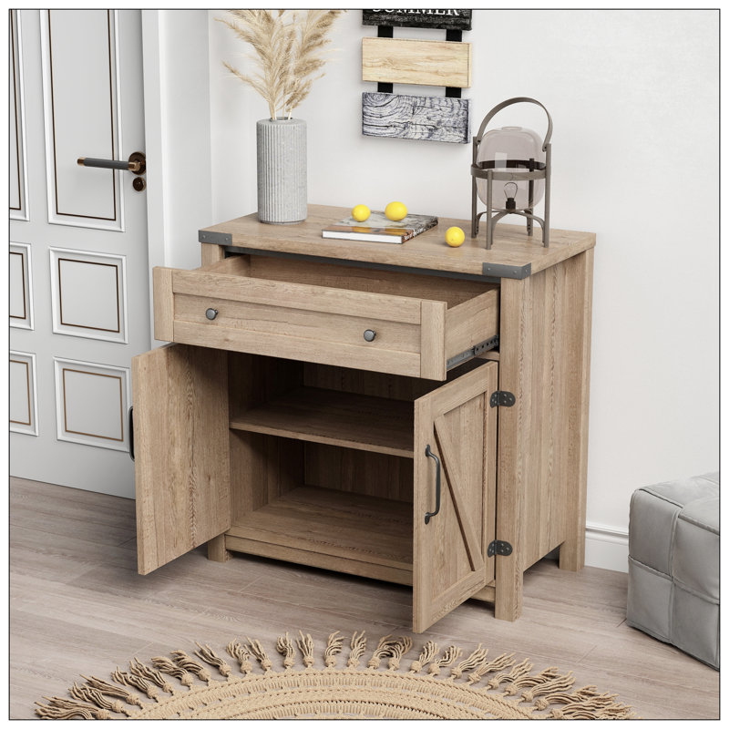 Armoire d'appoint Chellsie, Brun clair