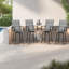 Tabourets de bar pivotants pour patio, chaises modernes en métal pour balcon