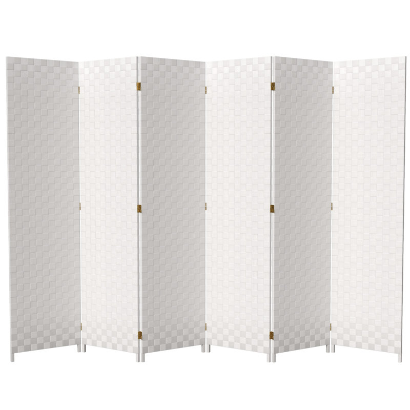 Paravent de jardin extérieur pliant, 3, Blanc, H 71 po
