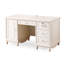 Bureau familial avec rebords arrondis et rangement spacieux pour tiroir