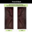 Porte en bois de pin massif non assemblé Arrow Design-132224627-132224636