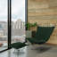 Fauteuil à bascule Scroll Puff - Barbet Forest-1727240010