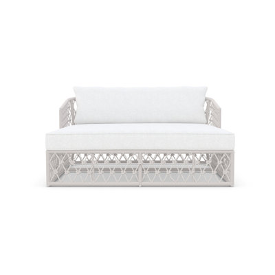 Amelia 62.6" Wide Outdoor Reversible Patio Daybed with Cushions