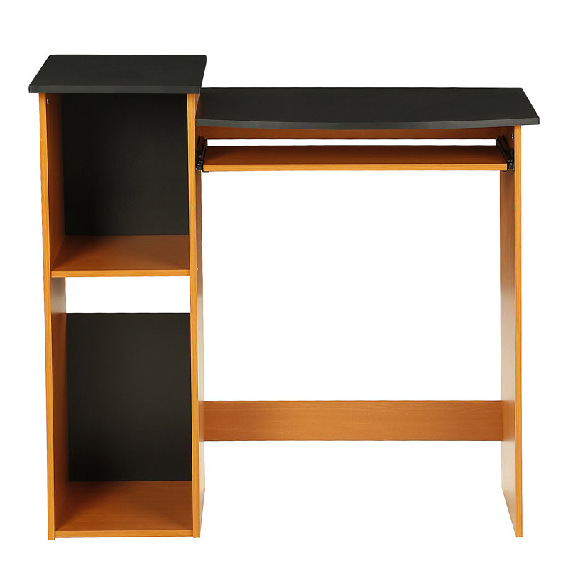 Royce Computer Desk, Cherry/Black