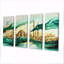 4 pièces Muskan - Turquie - Art mural traditionnel pour le salon-272960407