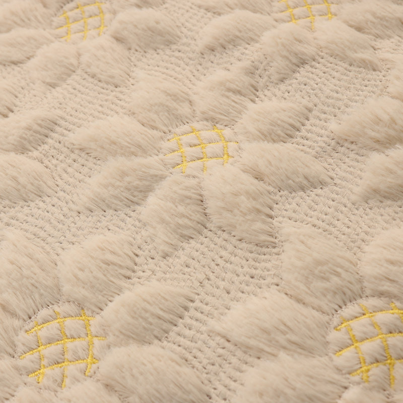 Housses de coussin en jacquard Barossa Design, Carré 20 po, Beige