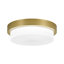 Brass LED Opal Glass Round Ceiling Light