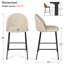 Tabouret de comptoir à dossier bas 25 po Ballance-1484682576
